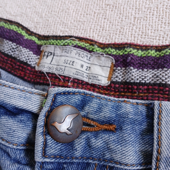 free people ♡ baja cutoff denim shorts - Picture 7 of 11